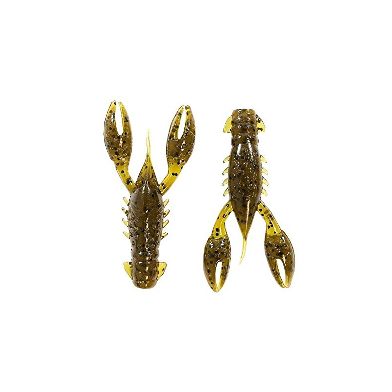 Z-MAN TRDCR-46PK6 Trod Crawz, 2.5", Green Pumpkin, 6 Pack, Multi,