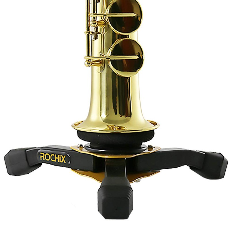 Foldable Portable Soprano Saxophone Sax Stand, Tripod Holder Stand