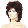 Lydell Short Length Layered Shaggy Full Synthetic Wig (33A Auburn)