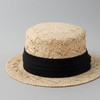 LEK HATTER RAFFIA BOATER HAT RH-200 Men's Raffia Hat, Cankan