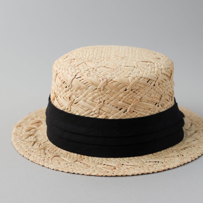 LEK HATTER RAFFIA BOATER HAT RH-200 Men's Raffia Hat, Cankan