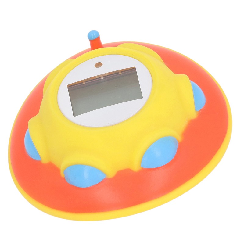 Baby Bath Thermometer Fun Cartoon Flying Disc Waterproof Safety 10℃‑50°C