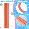 Hanaive 4 Pack Floating Pool Noodles Foam Tube Swim Noodles