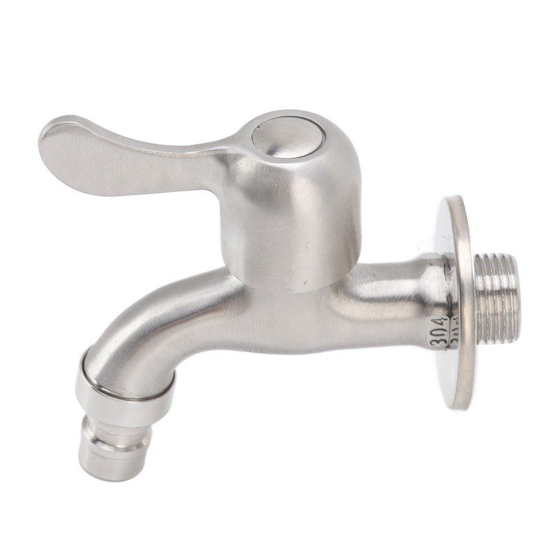 G1/2 Washing Machine Tap Leakage Proof Cold Water Stainless Steel