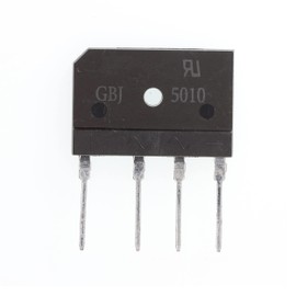 5 Piezas GBJ5010 50A 1000V Diodo rectificador de puente Diodo monofásico pasivado de vidrio