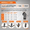 Rodillera Deportiva de Compresión Hyperz con Correas Ajustables para Hombre