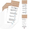 Motiskyy 200 Pcs Car Diffuser Instruction Cards 2 x 3.54