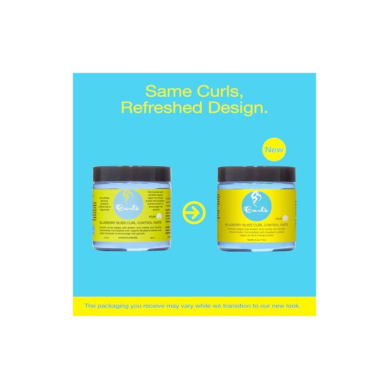 Curls Blueberry Bliss Control Paste - 4 fl oz, For
