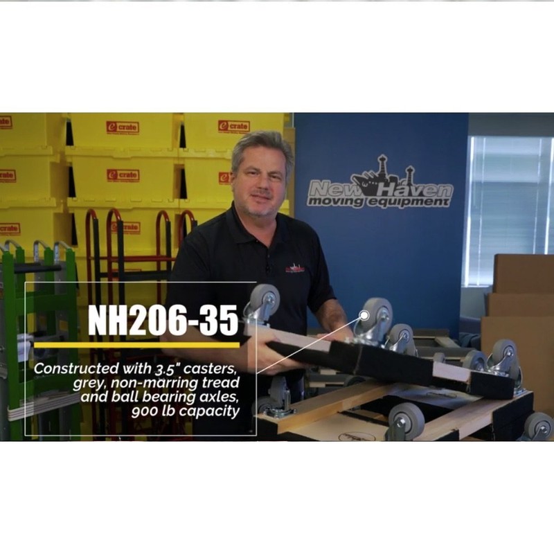NH206-35 | Well Engineered Professional Grade Moving Dolly | Perfect