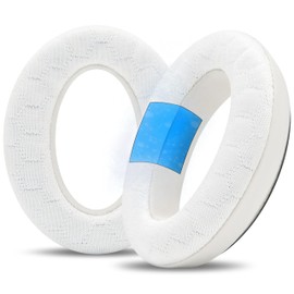 WC FreeZe V2 QC45 – Cooling Gel Earpads Compatible With Bose QuietComfort 45, QuietComfort SE & QC Wireless (2023) by Wicked Cushions | FreeZe V2 Cooling Fabric, Extreme Comfort | White