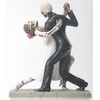 YTC Skeleton Face Wedding Couple in Dancing Position Statue Figurine