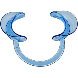 KW Kiara World Medium Blue Mouth Lip Opener Teeth Whitening Dental Oral Cheek Flexible Retractor C Shape/Mouthguard Challenge Game