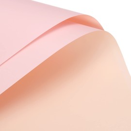 sourcing map 10 Pcs Double Sided Color Flower Wrapping Paper Pink 22.8"x22.8" Waterproof for Florist Bouquet Supplies, DIY Crafts, Gift Box Packaging