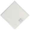 Orobianco 24406010 Handkerchief Men's Yarn-Dyed Handkerchief, Men's, White [C]