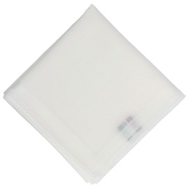 Orobianco 24406010 Handkerchief Men's Yarn-Dyed Handkerchief, Men's, White [C]