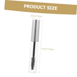 TOVINANNA 8pcs Refillable Eyelashbottles Empty Mascara Tubes Material Leakproof Lightweight for Travel