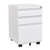 LUCYPAL 3 Drawer File Cabinet with Lock,Metal Filing Cabinet with