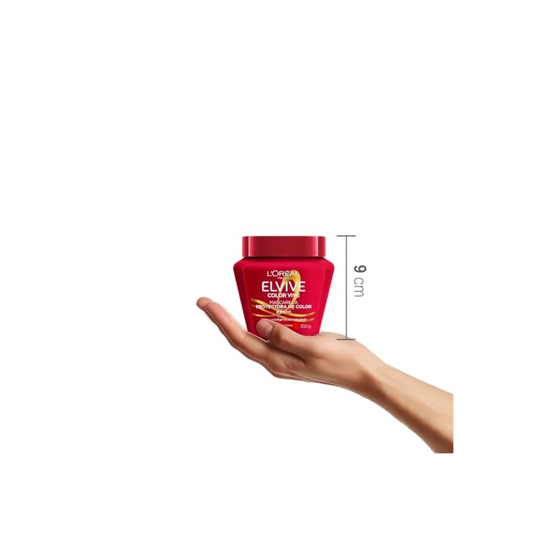 LOréal Paris Mascarilla para Cabello Teñido, Vive Elvive, 300 ml