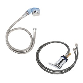 Salon Shampoo Bowl Faucet and Sprayer Kit Shampoo Bed Blue Pressurization Spray Head Hose Replacement Part