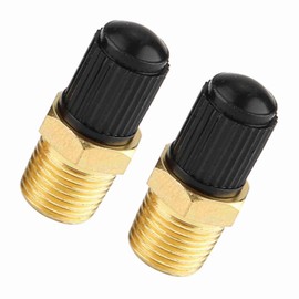 Brass Air Compressor Tank Fill Valve Stable Performance 2Pcs 1/8 NPT MPT