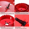 Hole Saw 5-1/8 Inch, 32mm Bi-Metal Cutting Depth HSS M42