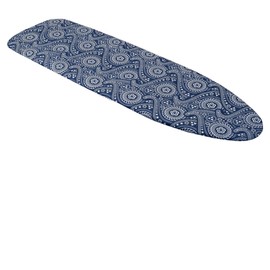 Westex Floral Paisley Heavy Duty Ironing Board Cover and Pad, Thick 3-Layer Stain Resistant Padding, Elasticized Skirt, Click-to-Close Fastener, 15 x 54 Inch (Board NOT Included, Cover ONLY)