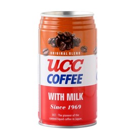 UCC Original Blend Coffee With Milk, Ready To Drink Coffee, Imported from Japan, 11.3 oz (Pack of 6)