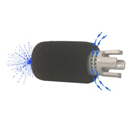 ATIE No Spray Pool Cleaner TailSweep PRO TSP10S with Hose Scrubber 9-100-3105 Compatible with Polaris 280, 3900 Sport, 380, 360, 180 Pool Cleaner Tail Sweep PRO TSP10S and CMP Flow Diffuser (1 Pack)