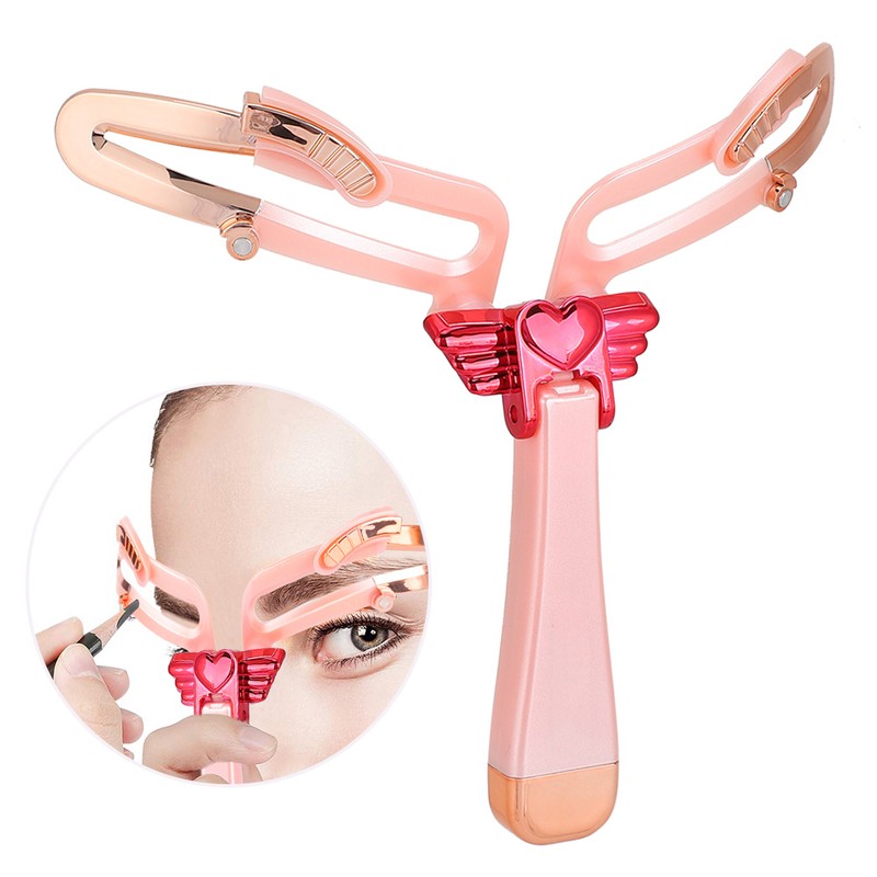 Adjustable Eyebrow Shaper Stencil Handheld Eyebrow Grooming Template Makeup Tool