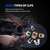 OXCANO 140Pcs Fuel Line Retainer Clips Assortment Kit, 7 Popular