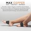 MAXCOPPER Compression Arch Support Band 100% Copper-Infused, Antimicrobial, Eliminates Odors