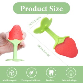 Zahnen Beißringe Spielzeug für Babys 0-6-12 Monate Geschenke,1 Stück,Beißspielzeug aus Silikon,Sensorische Erforschung,Leicht zu greifende Griffe