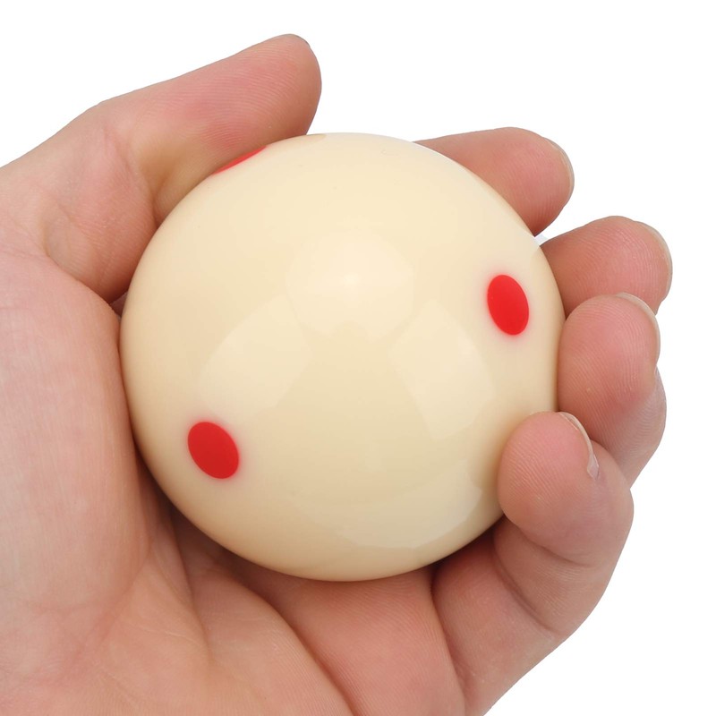 Billiard Training Ball, Resin Material Smooth High Hardness Dot‑Spot Ball,