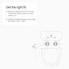 Brondell Fresh Spa Adjustable, Bidet Attachment FSA-15 for Toilet Seats