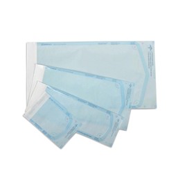 Medline Instrument Sterilization Pouches, Self Seal, 3.5 Inches x 5.25 Inches, Process Indicators, Suitable for Table-Top Sterilizers, Box of 200 Each