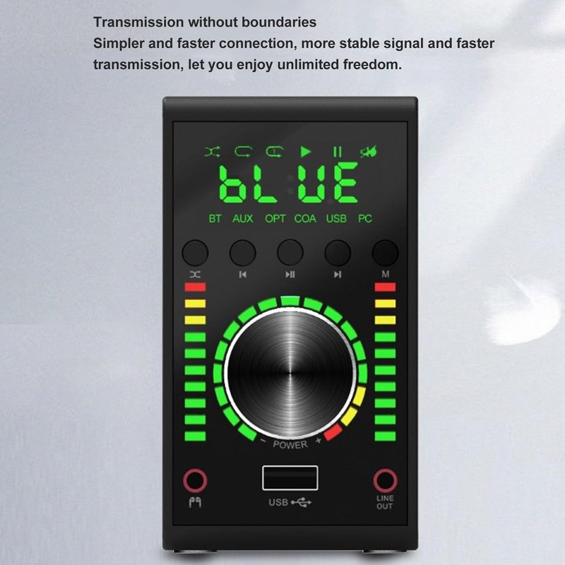 200W Dual Channel Stereo Amplifier Audio Receiver System with USB