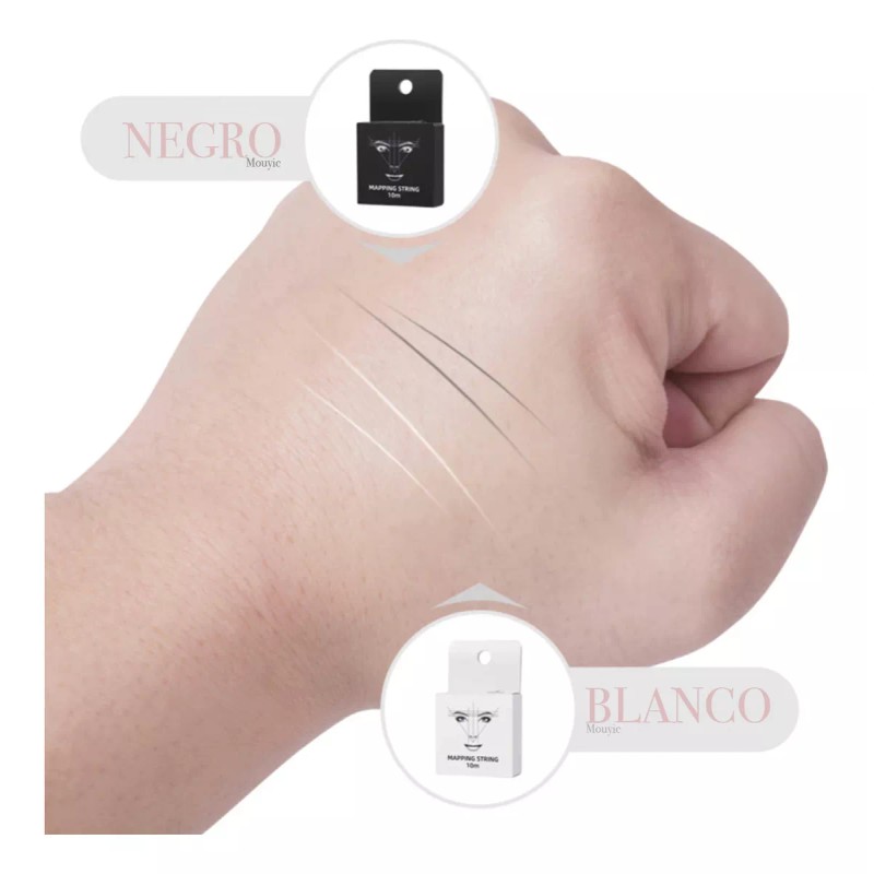Xiaoya Hilo Para Marcar Diseño De Cejas Microblanding 10 Metros
