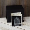 Ringmasters Crystal Cube Desk Decor LDS Temple Paper Weights for