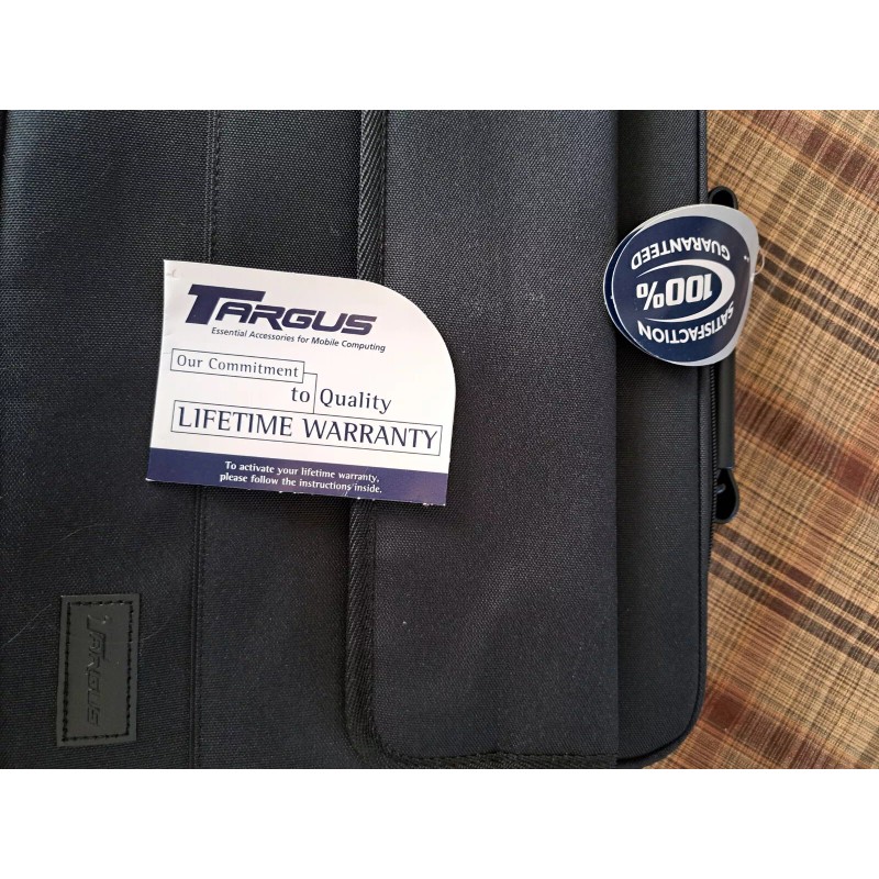 Targus Laptop Notebook Case, Briefcase, Black, I-Pad, NWT, Multi Compartments