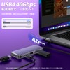 MUXER Magnetic USBC Adapter L-shaped 【USB 3.1 40Gbps High-Speed Data