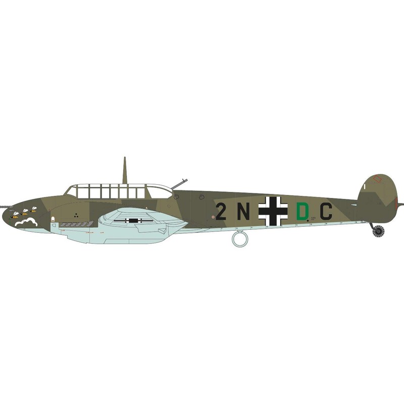 Airfix A03080A Messerschmitt Bf110C/D Model