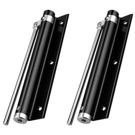 Safety Spring Door Closer, Easy to Install to Convert Hinged Doors to Self-Closing, Adjustable Automatic Door Closers Hinge for Residential/Commercial use (18X5.3X2, 2)