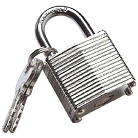Merriway® BH01307 Heavy Duty Laminated Steel Padlock with Hardened Shackle, 40mm (1.1/2 inch)
