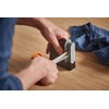 Fiskars Scherenschärfer, Für Rechtshänderscheren, Keramik-Schleifköpfe/Kunststoff-Gehäuse, Schwarz/Grau, 1005137