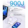 One Beat Surge Protected Power Board with 6 AC Outlets