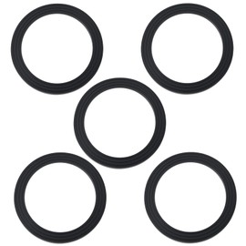 ECSiNG Pack of 5 Rubber Hose Washer 75 x 59 x 4 mm Rubber Connection Seals Compatible with Canister Spout Compatible with Flash Metal Petrol Can 5 Gallons Military 20 L