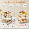 Lifewit 3 Tiered Tray Stand for Party Entertaining, 12"×6.5" Serving