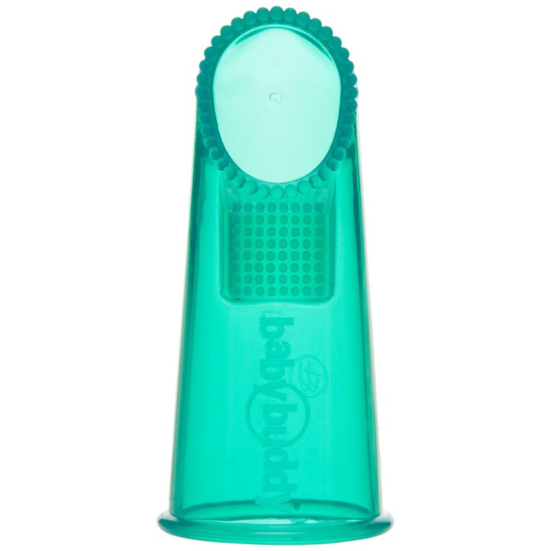 Brilliant Wipe N Brush by Baby Buddy, Silicone Toothbrush, Cleaner
