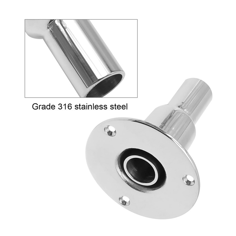 Anxingo 316 stainless steel thru hull/ex-haust fitting 24mm Tube Pipe