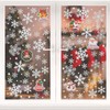 Naler 90 Pegatinas Ventana Decorativa Pegatinas Estáticas Copo de Nieve